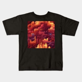 Pixel Art Repeating Pattern Kids T-Shirt